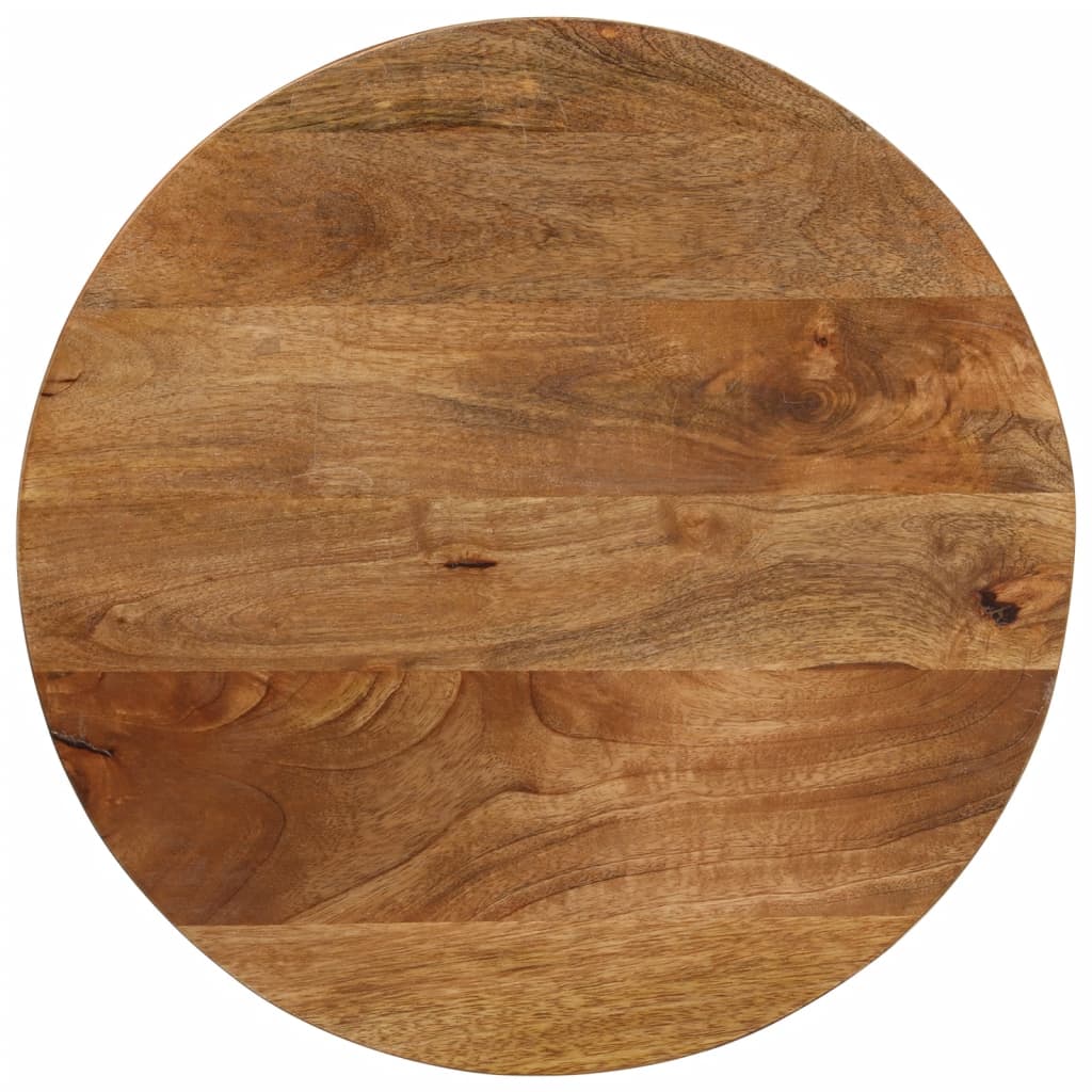vidaXL Tablero de mesa redondo madera maciza de mango Ø 60x2,5 cm