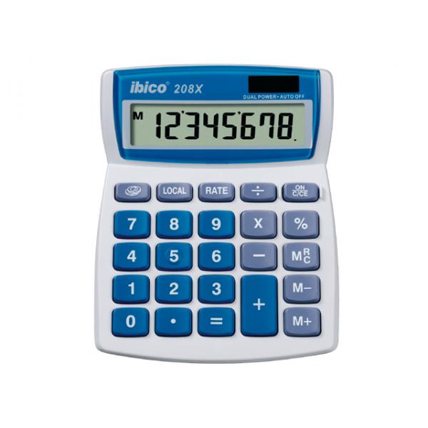 Calcolatrice Ibico 208X Bianco