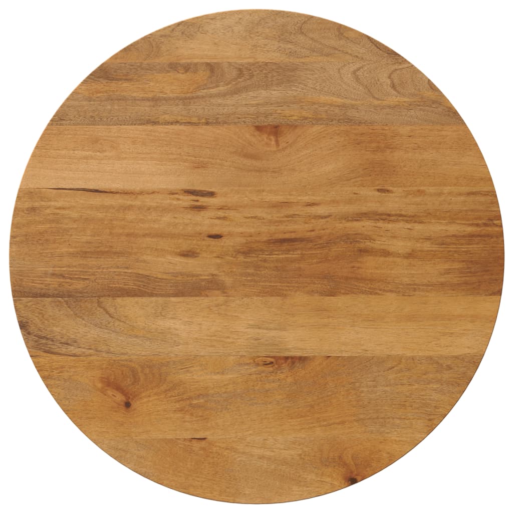 vidaXL Tablero de mesa redondo madera maciza de mango Ø 90x3,8 cm