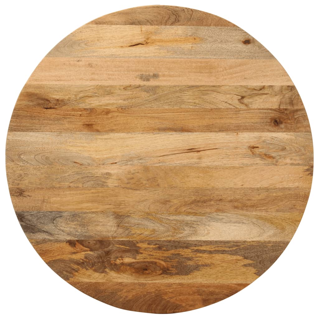 vidaXL Tablero de mesa redondo madera maciza de mango Ø 70x2,5 cm