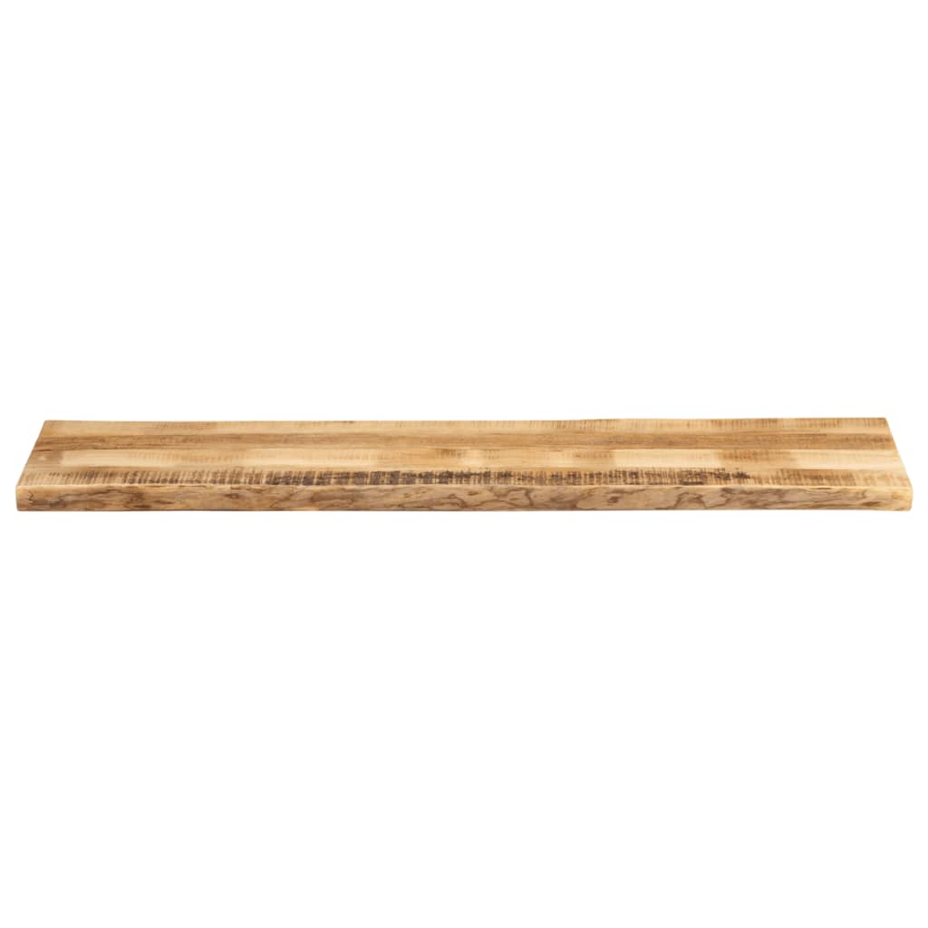 vidaXL Tablero de mesa borde natural madera maciza mango 160x40x2,5 cm - Image 3