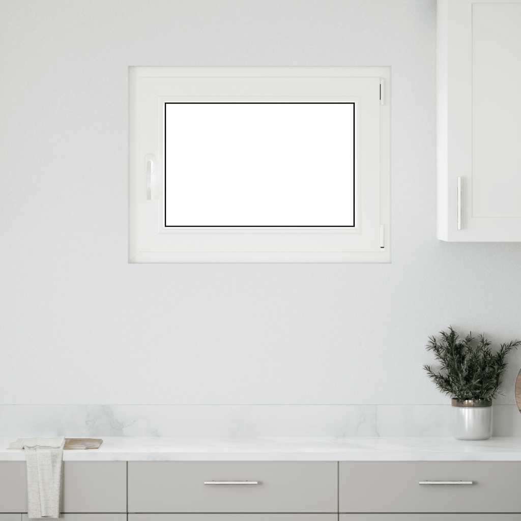 vidaXL Kellerfenster "RISOR" 80x50 cm Drehkipp DIN Rechts Anthrazit