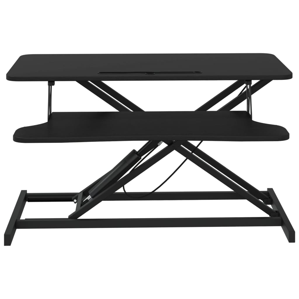 vidaXL Escritorio ajustable 90x40x(13-50) cm acero y contrachapada - Image 3
