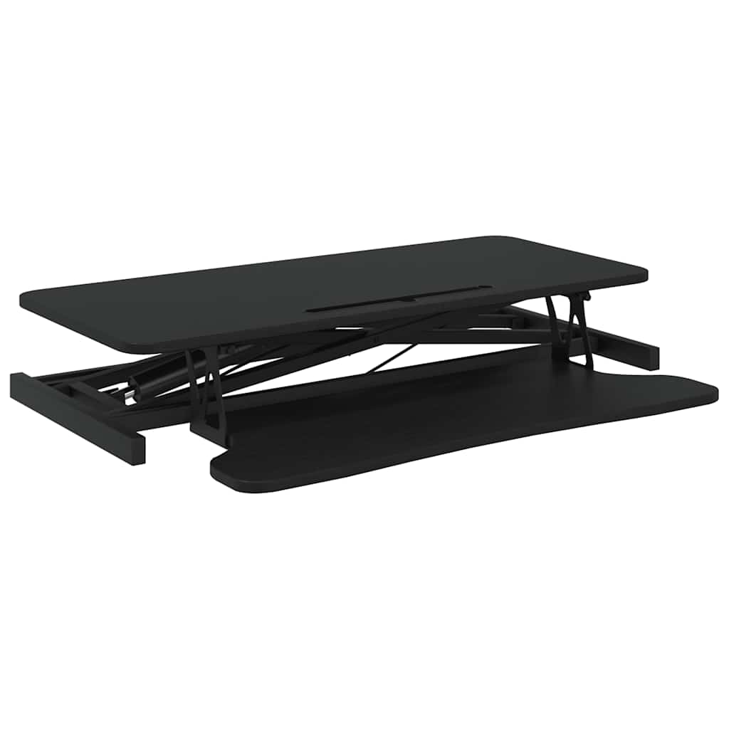 vidaXL Escritorio ajustable 90x40x(13-50) cm acero y contrachapada - Image 5
