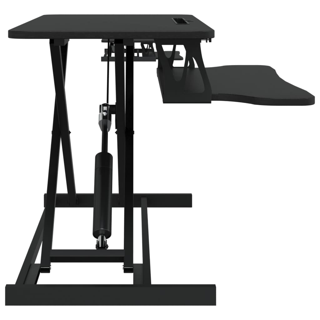 vidaXL Escritorio ajustable 90x40x(13-50) cm acero y contrachapada - Image 4