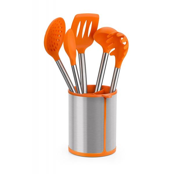 Set di Utensili da Cucina BRA A195011 Arancio (6 pcs)