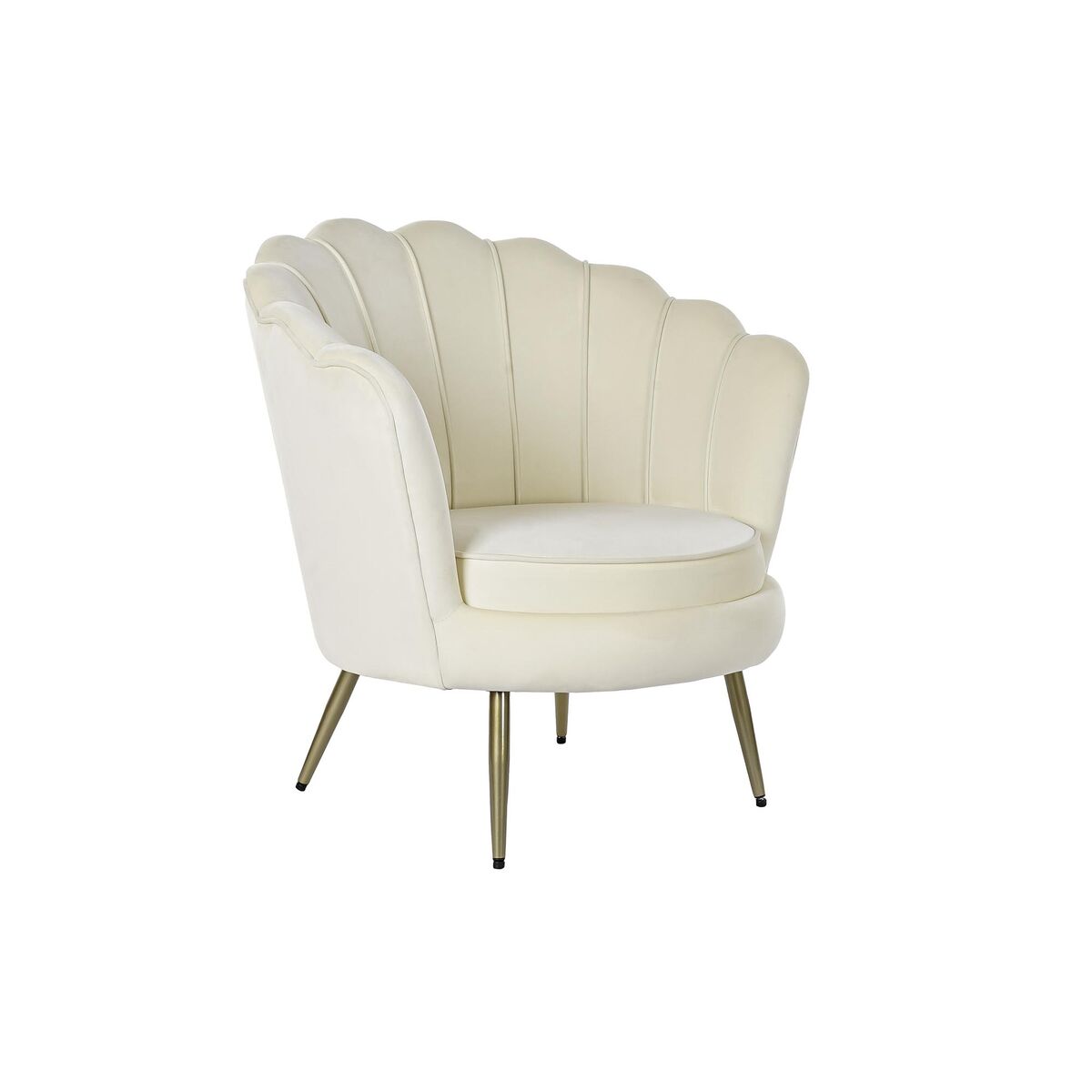 Poltrona Home ESPRIT Crema 80 x 75 x 86 cm