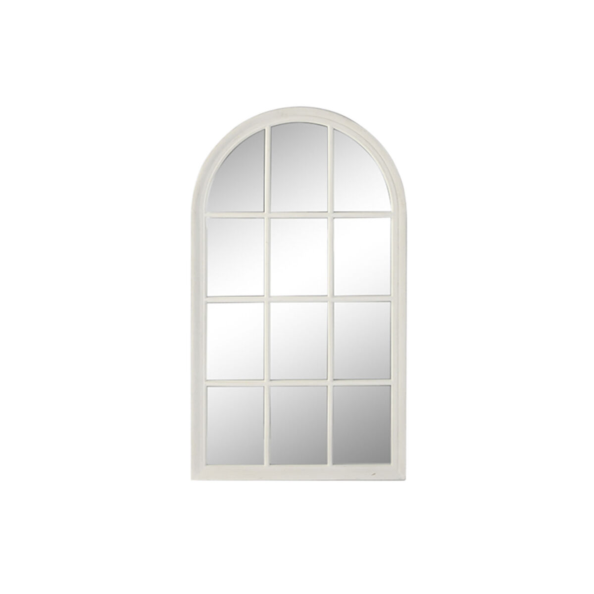 Specchio da parete Home ESPRIT Bianco Finestra 80 x 4 x 140 cm