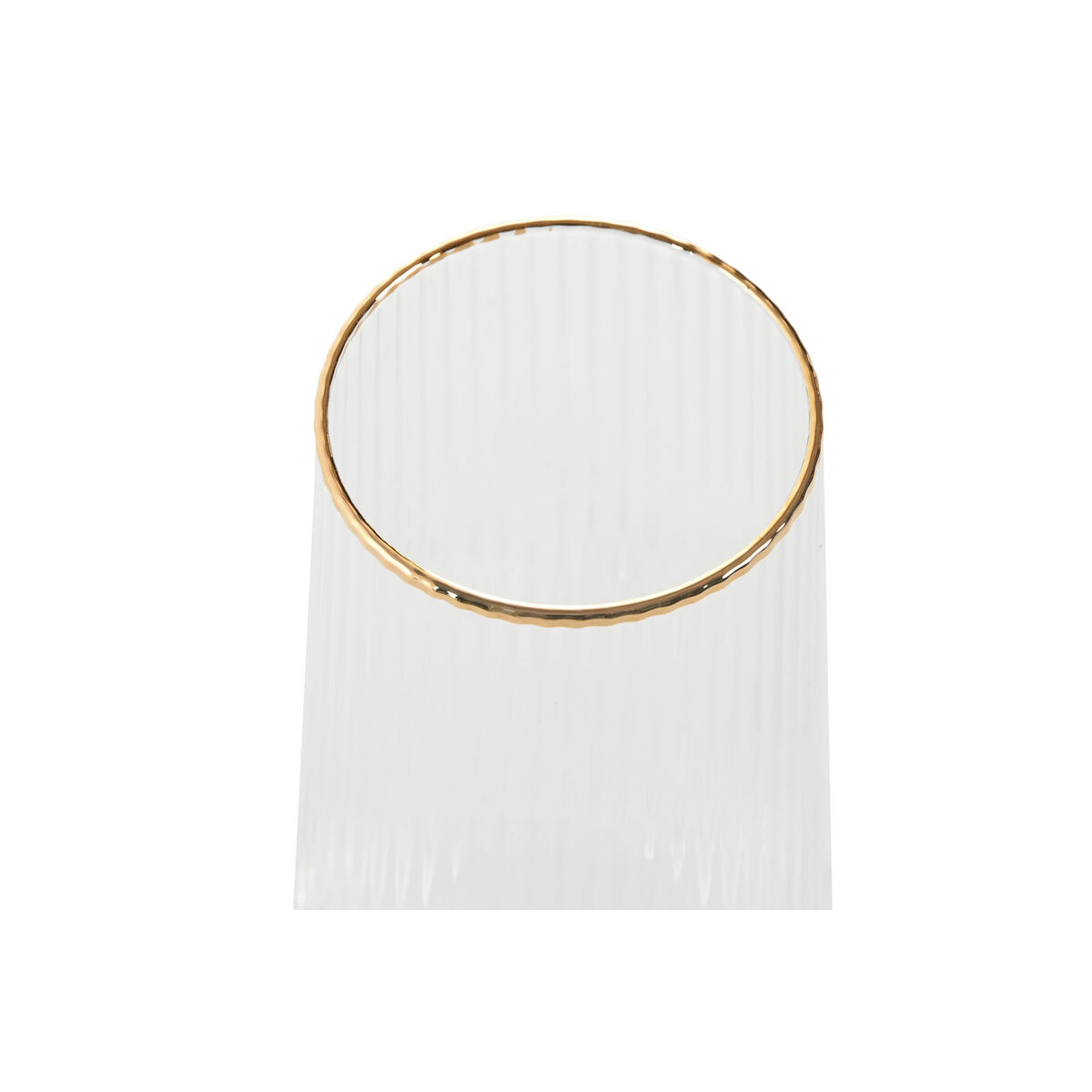 Set di Bicchieri Home ESPRIT Trasparente Dorato Cristallo 400 ml (6 Unità) - Image 4