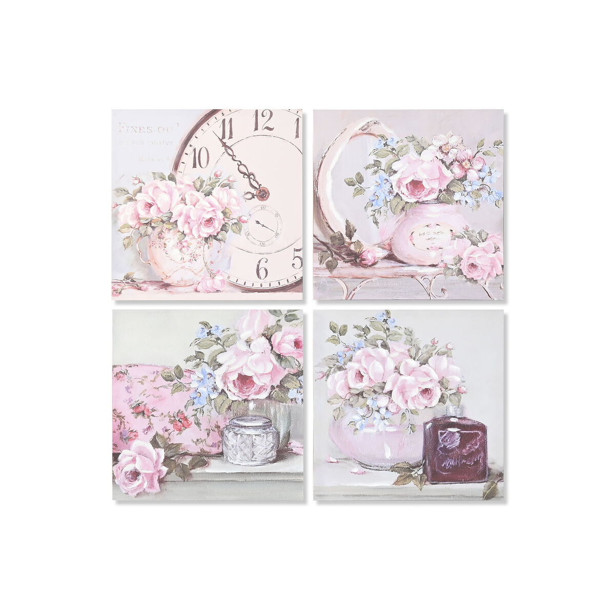 Tela Home ESPRIT Abete Tela 60 x 3 x 60 cm