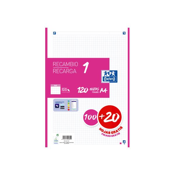 Block Notes Oxford Classic Fucsia A4 120 Fogli