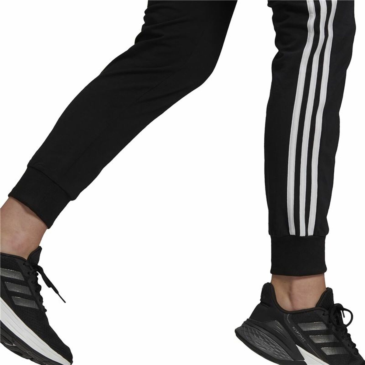 Pantalone Lungo Sportivo Adidas 3S Sj C Pt Nero Donna Taglia:S - Image 5