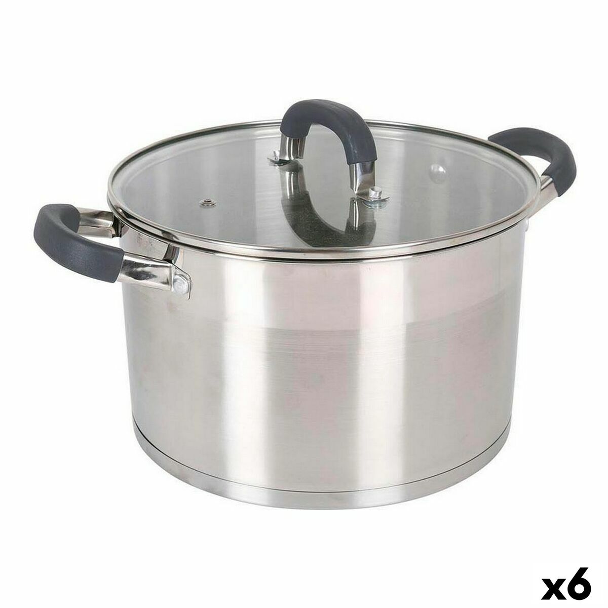 Casseruola Inde 1,7 L ø 18 x 7 cm Acciaio (6 Unità)