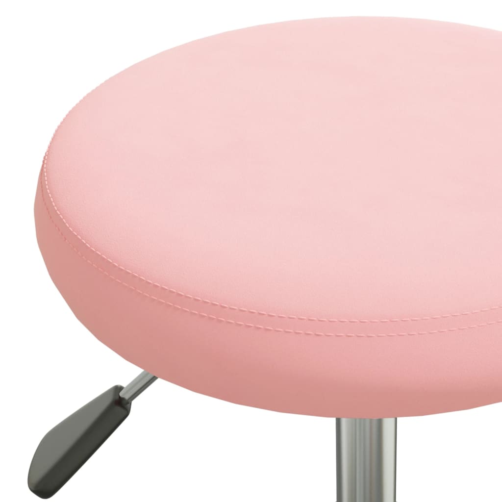 vidaXL Massagehocker Samt Rosa - Image 5