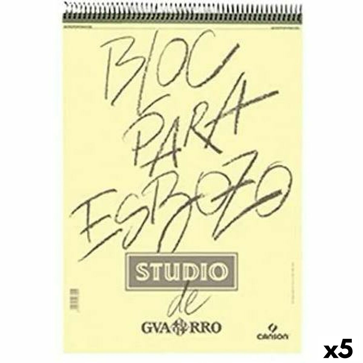 Blocco da disegno Canson A5 50 Fogli (5 Unità)