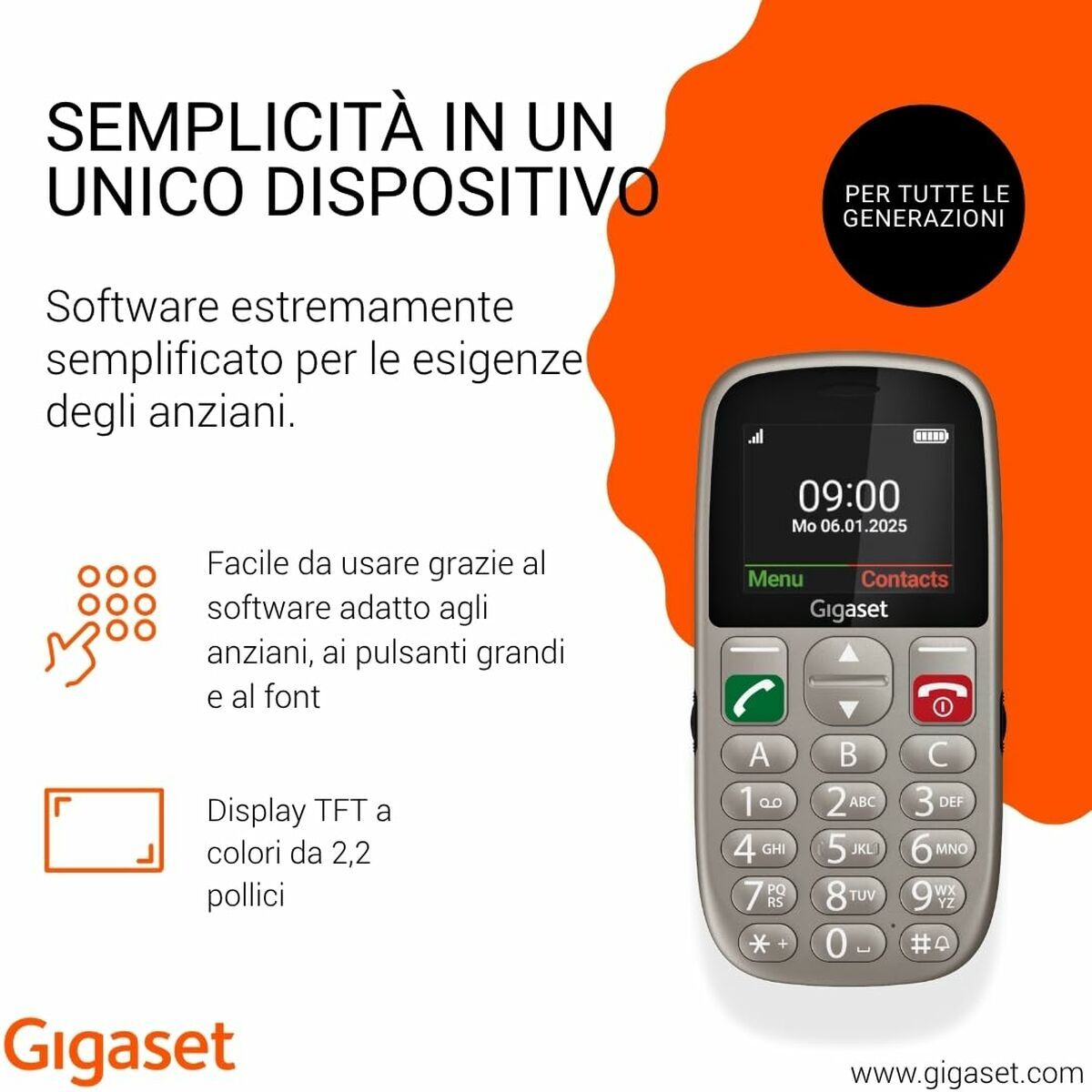 Smartphone Gigaset S30853-H1230-R102 32 GB RAM Grigio - Image 5