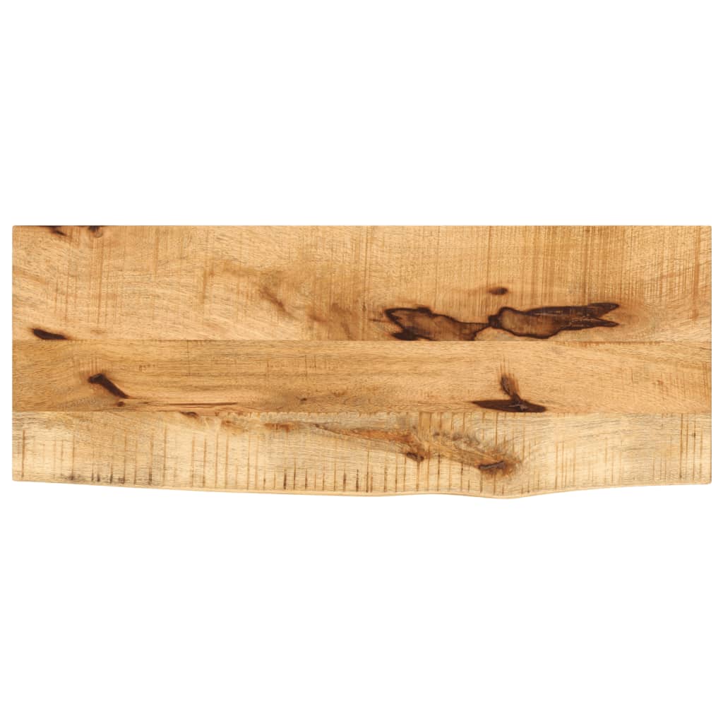 vidaXL Tablero de mesa borde natural madera maciza mango 70x30x2,5 cm