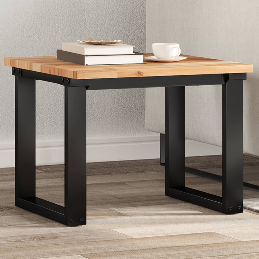 vidaXL Tablero de mesa cuadrado madera maciza de acacia 50x50x2 cm