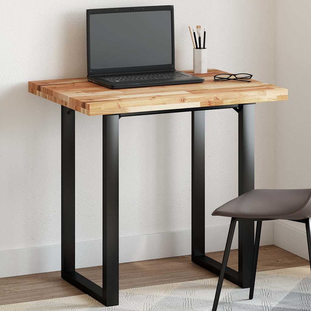 vidaXL Tablero de mesa rectangular madera maciza acacia 80x60x4 cm