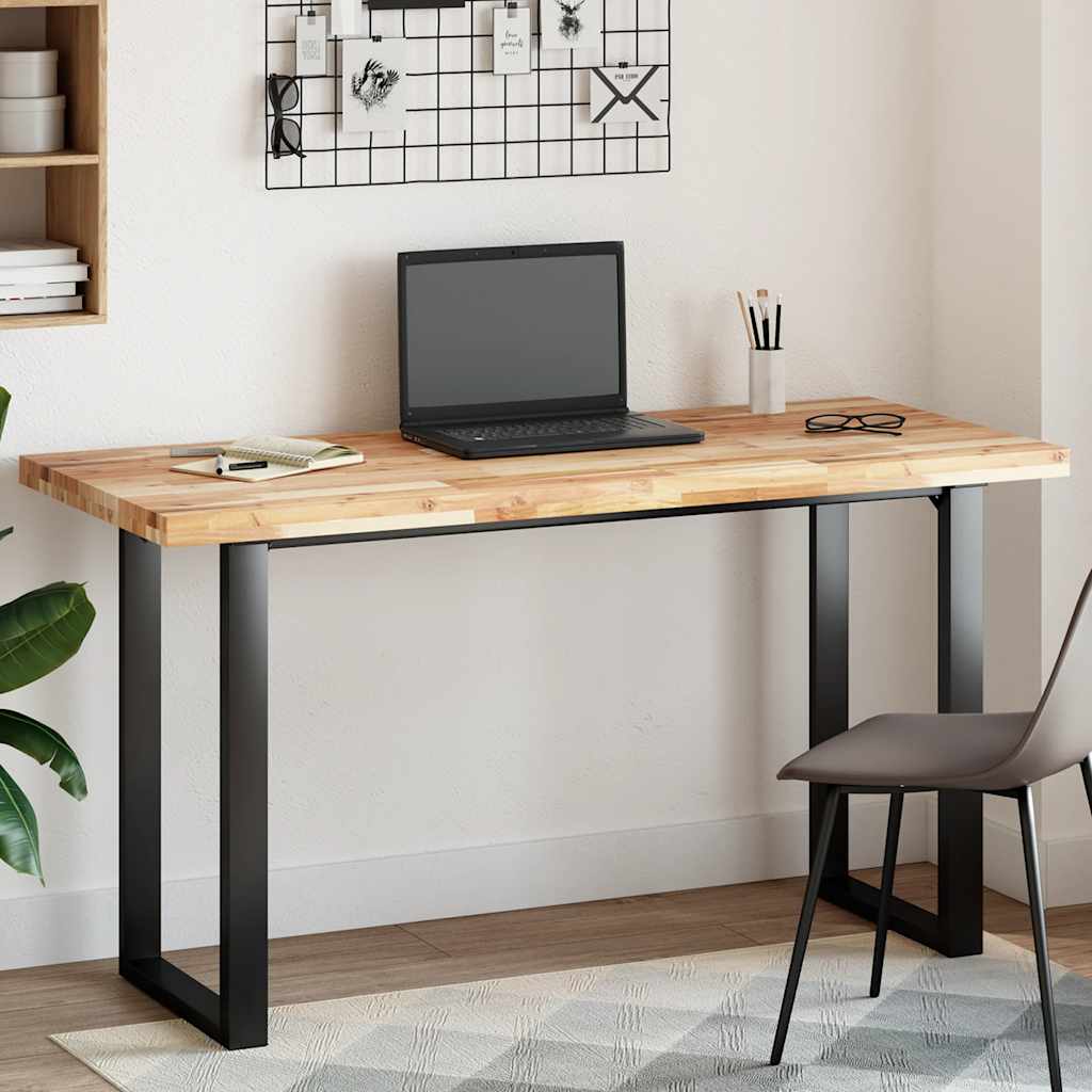 vidaXL Tablero de mesa rectangular madera maciza acacia 120x60x4 cm