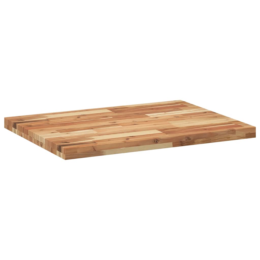 vidaXL Tablero escritorio madera maciza acacia sin tratar 80x60x4 cm - Image 4