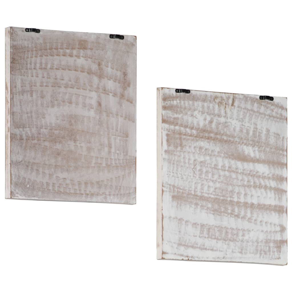 vidaXL Handgeschnitzte Wandpaneele 2 Stk. MDF 40x40x1,5cm - Image 3