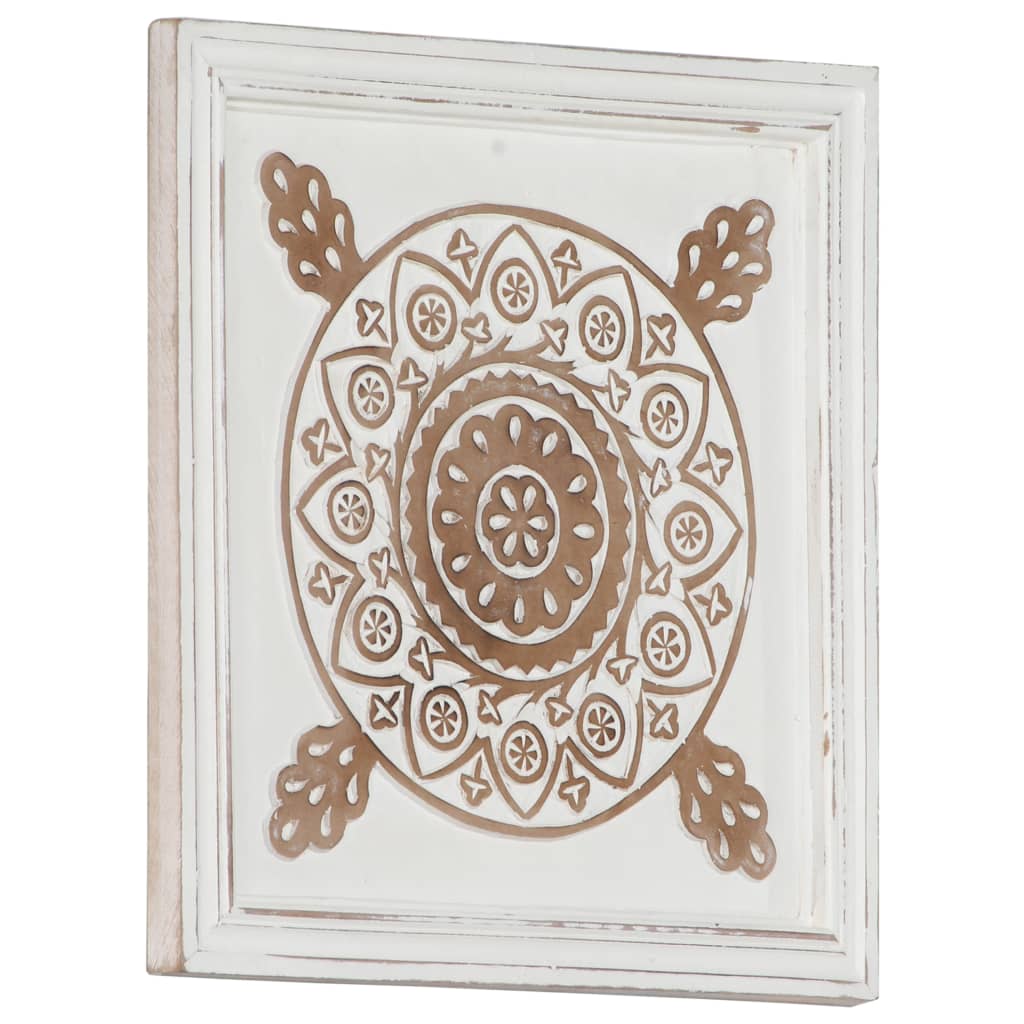 vidaXL Handgeschnitzte Wandpaneele 2 Stk. MDF 40x40x1,5cm - Image 4