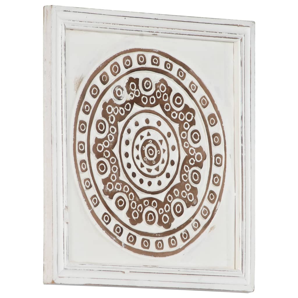 vidaXL Handgeschnitzte Wandpaneele 2 Stk. MDF 40x40x1,5cm - Image 5