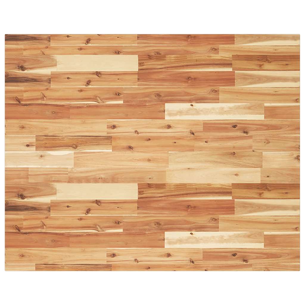 vidaXL Schreibtischplatte Ölbeschichtung 100x80x2 cm Massivholz Akazie