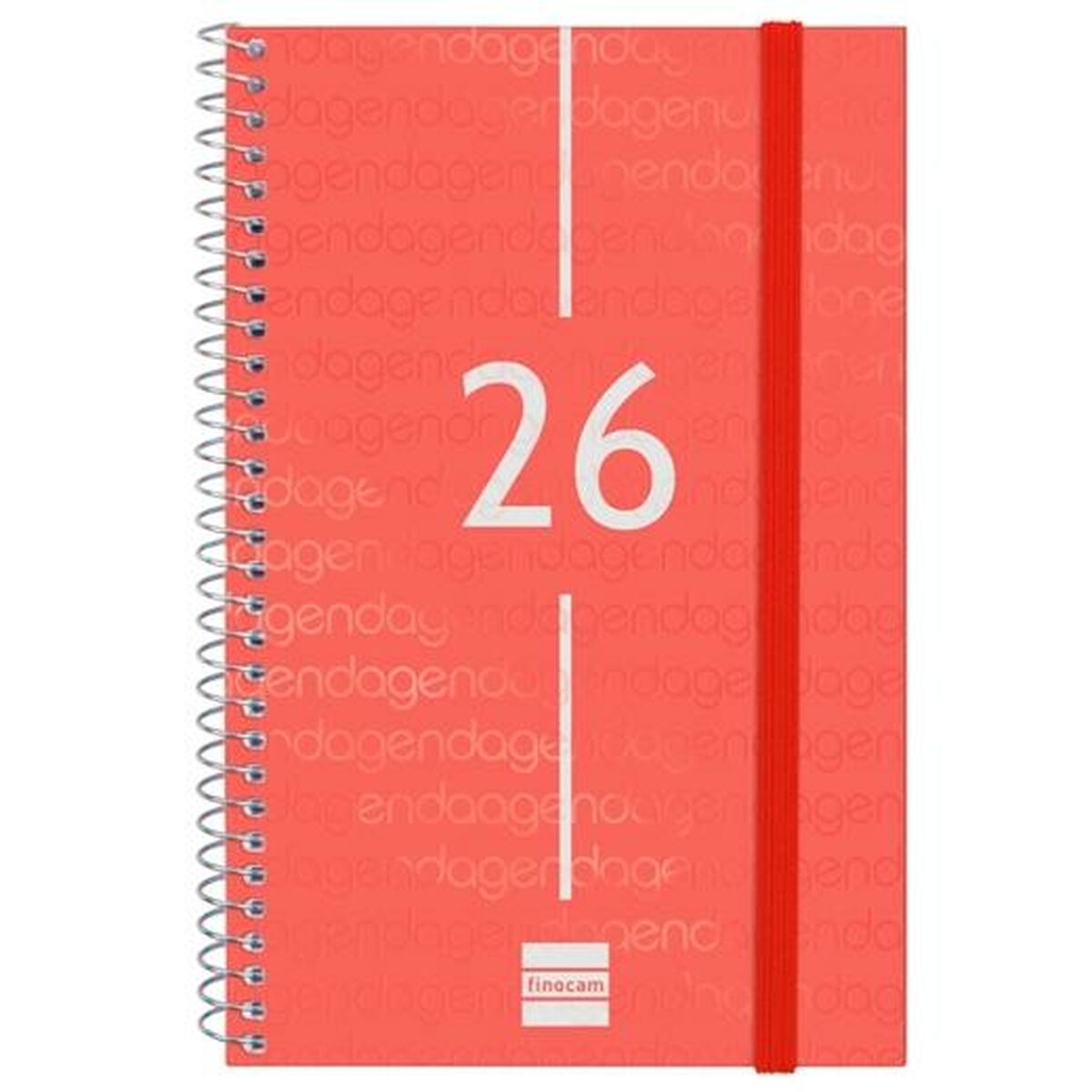 Agenda Finocam YEAR Rosso 11,7 x 18,1 cm 2026