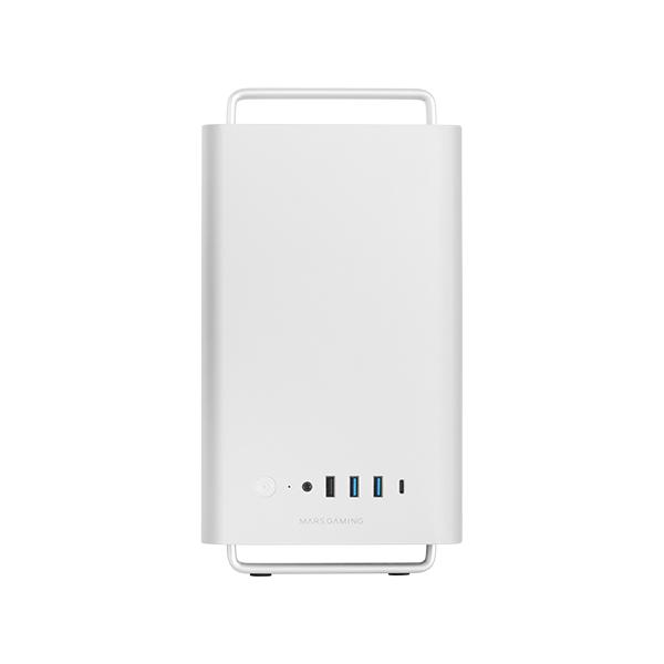 Case computer desktop ATX Mars Gaming MCELITEW Bianco
