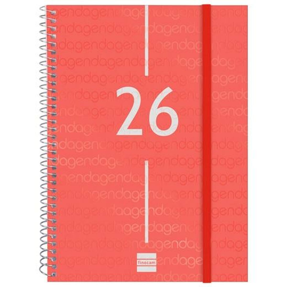 Agenda Finocam YEAR Rosso A5 15,5 x 21,2 cm 2026