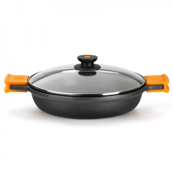 Casseruola BRA A270532 Ø 32 cm Nero