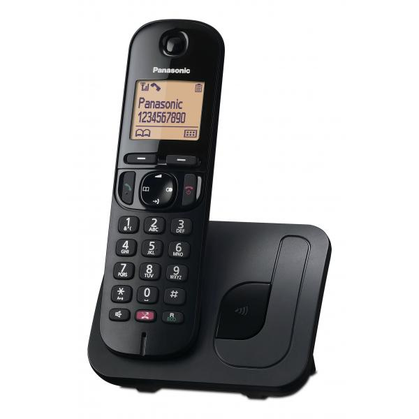 Telefono Senza Fili Panasonic KXTGC250SPB Nero 1,6"