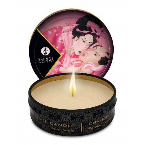 Candela Massaggio Shunga Rose Petals 30 ml