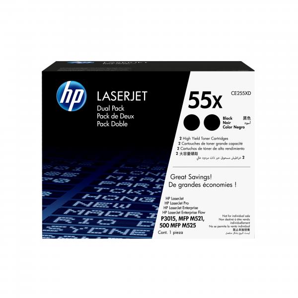 Toner HP CE255XD Nero