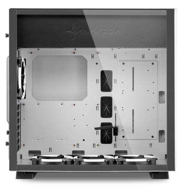 Case computer desktop ATX Sharkoon Pure Steel RGB Bianco - Image 4