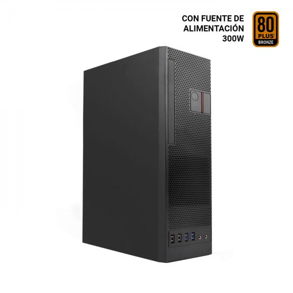 Cassa Slim Micro ATX/ITX CoolBox COO-PCT360-2 Nero
