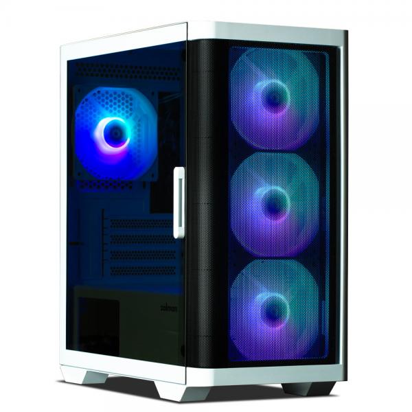 Case computer desktop ATX Zalman M4 WHITE Bianco Nero