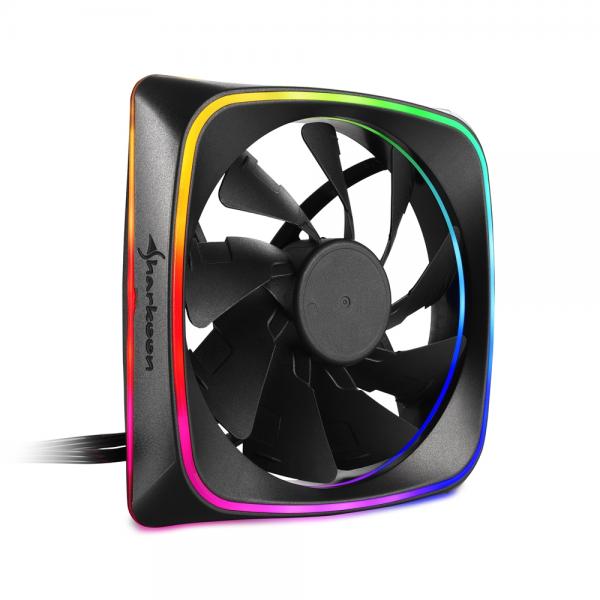 Ventola da Case Sharkoon 4044951028924 RGB Ø 12 cm