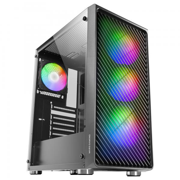 Case computer desktop ATX Mars Gaming MCF Nero