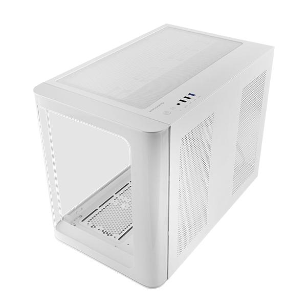 Case computer desktop ATX Mars Gaming MCFUSIONMW Bianco