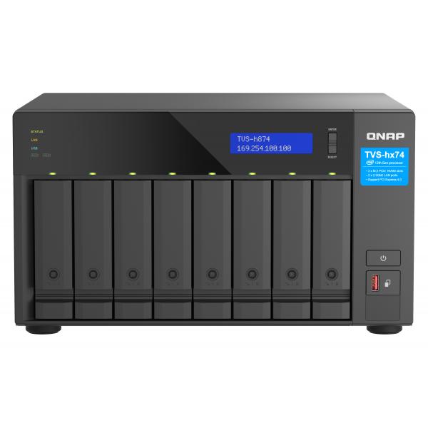 Memorizzazione sulla Rete Qnap TVS-H874T-I9-64G Nero