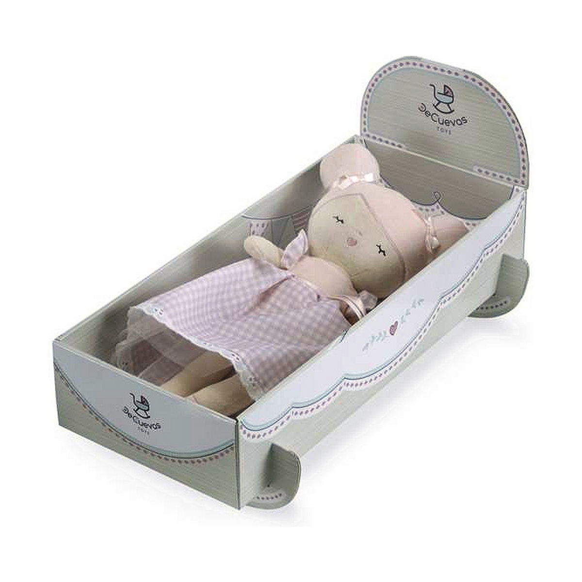 Bambola di Stoffa Decuevas Niza Custodia trasformabile in culla 36 cm Peluche - Image 3