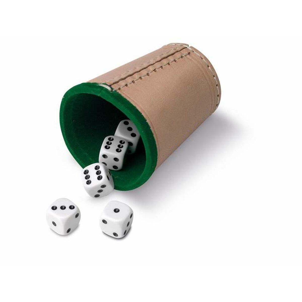 Bicchiere con Dadi da Poker Cayro