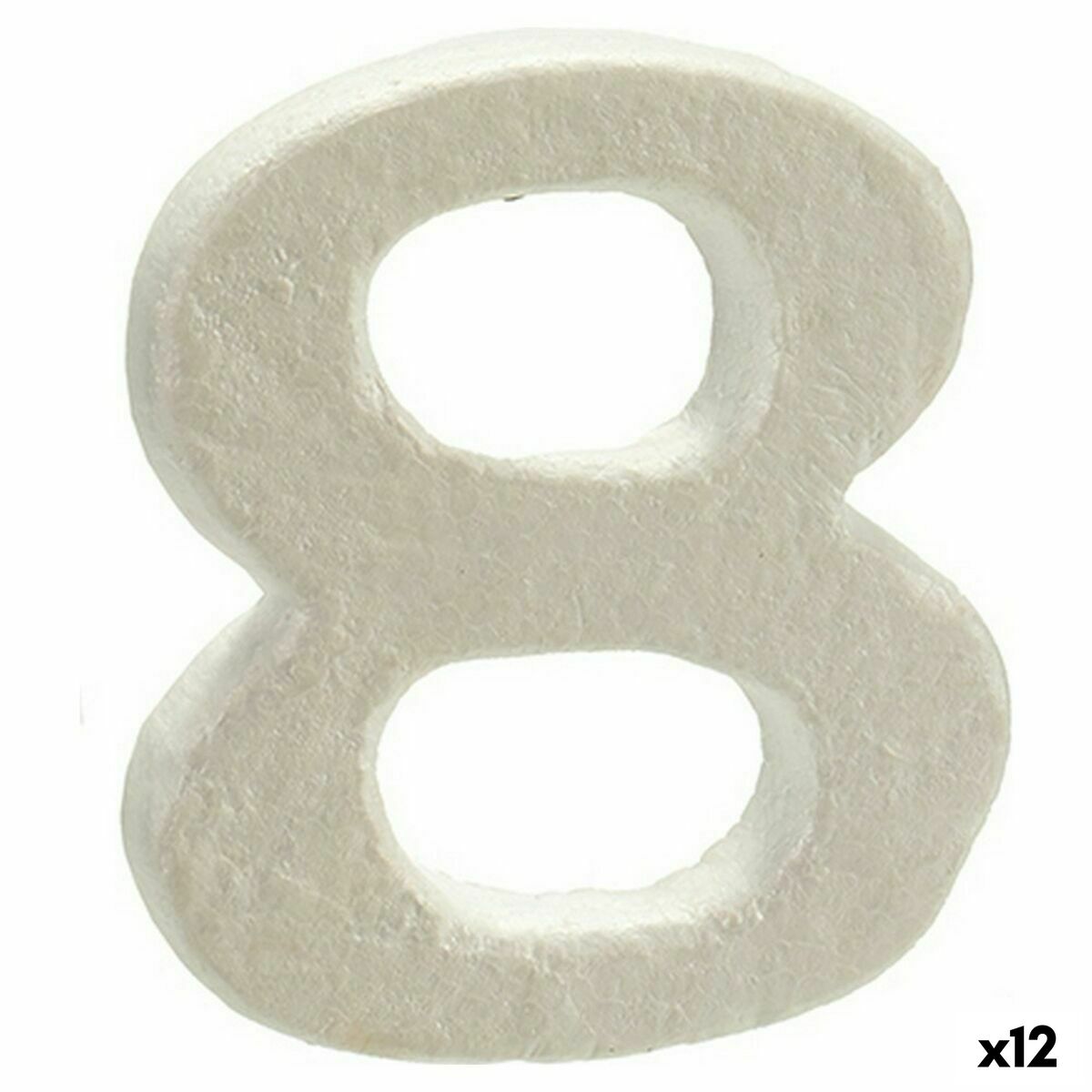 Numeri Pincello AR1607070 Numeri 8 polistirene (12 Unità)