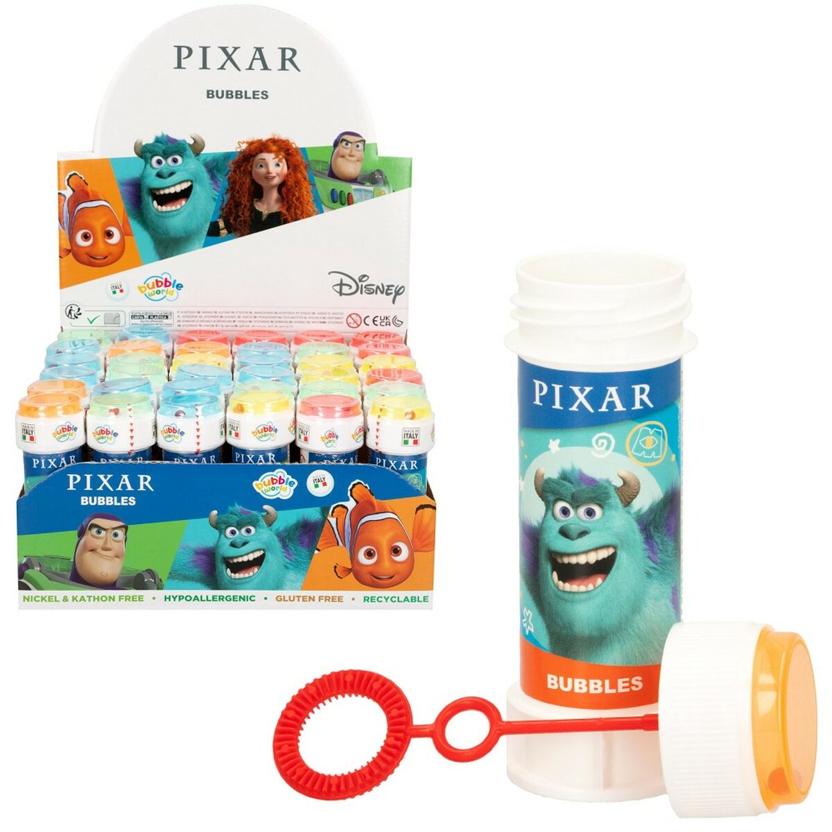 Bolle di Sapone Pixar 60 ml 3,8 x 11,5 x 3,8 cm (216 Unità) - Image 3