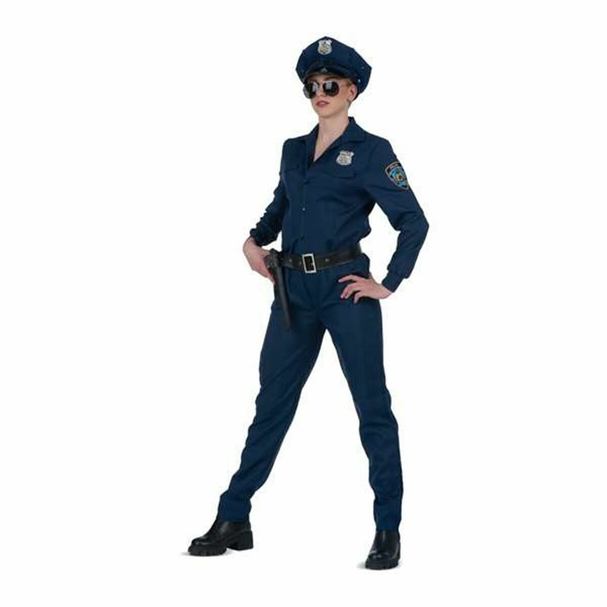 Costume per Adulti My Other Me Azzurro Poliziotto Taglia:M/L