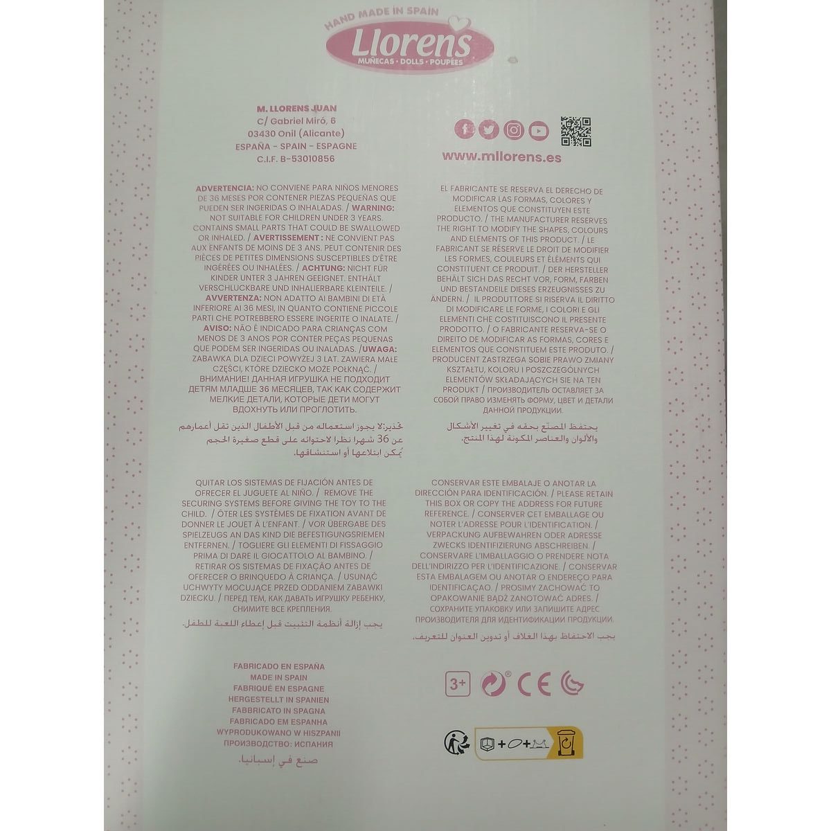 Baby doll Llorens 74104 42 cm - Image 3