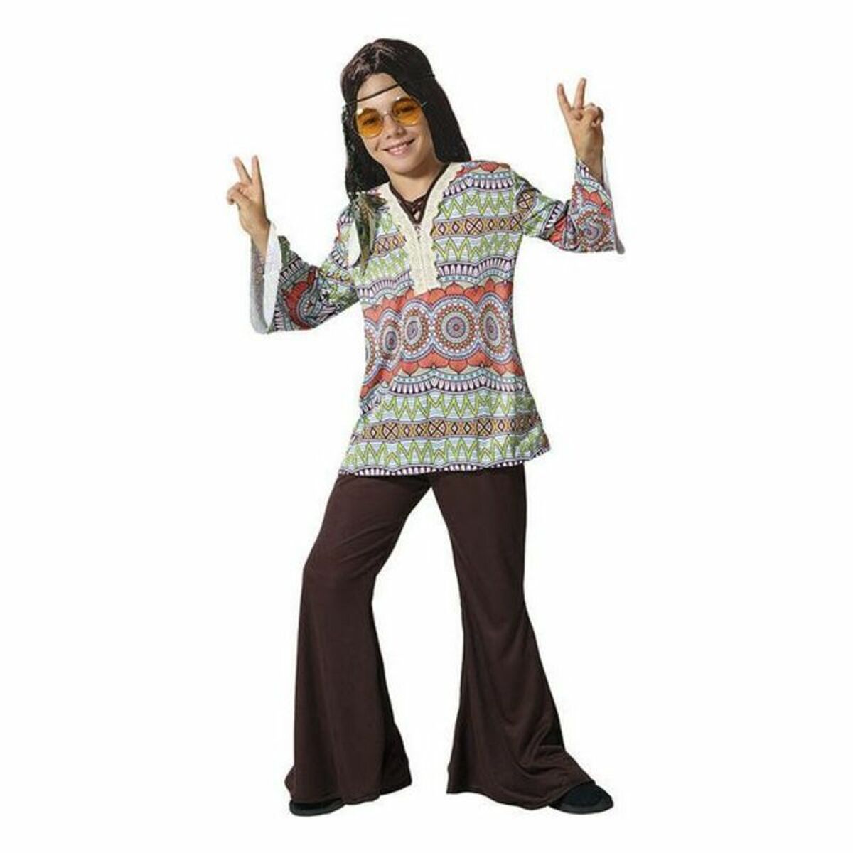 Costume per Bambini Hippie Taglia:3-4 Anni